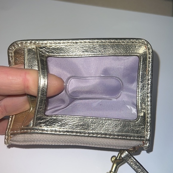 Coach Key Ring Credit Card ID Wristlet - Picture 4 of 6